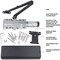 Lawrence Manual, Hydraulic, Door Closer, Extra Heavy Duty Interior and Exterior, Matte Black LH8016-US19 - alternate 2